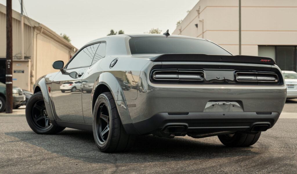 silver challenger with window tint